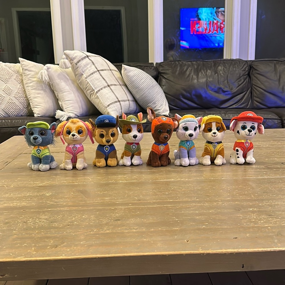 Paw Patrol Ty Beanie Babies